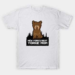 New York Best Yorkie Mom T-Shirt